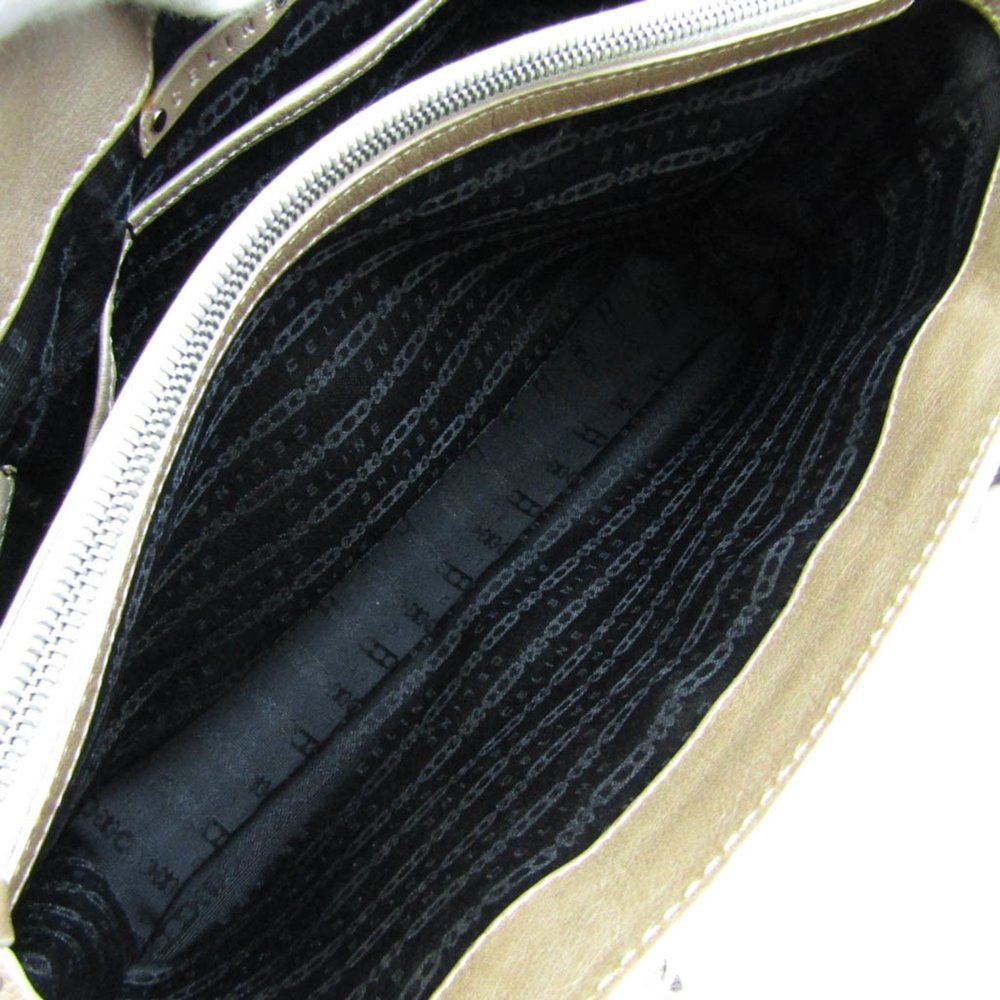 Celine BoogieChampagne Leather Handbag - Picture 10 of 14